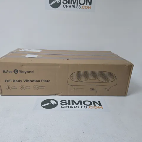 BLISS & BEYOND FULL BODY VIBRATION PLATE – BOXED