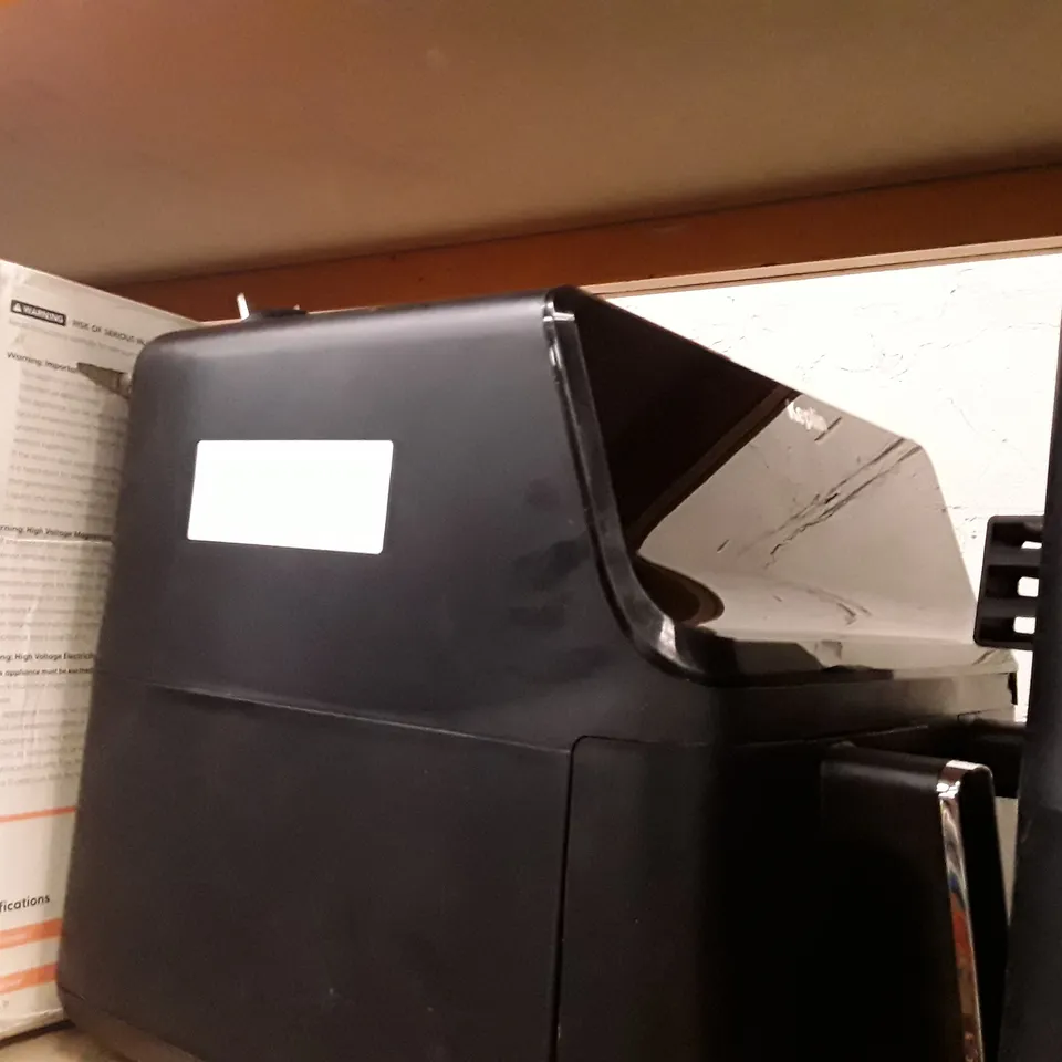 UNBOXED KEPLIN AIR FRYER WITH DUAL COOKING ZONES BLACK COLOUR