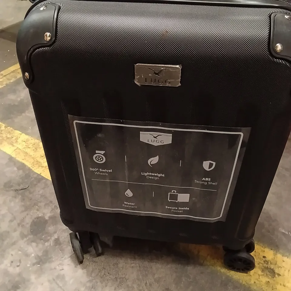UNBOXED KEPLIN LUGG SMALL SIZE TRAVEL SUITCASE WITH WHEELS BLACK COLOUR 