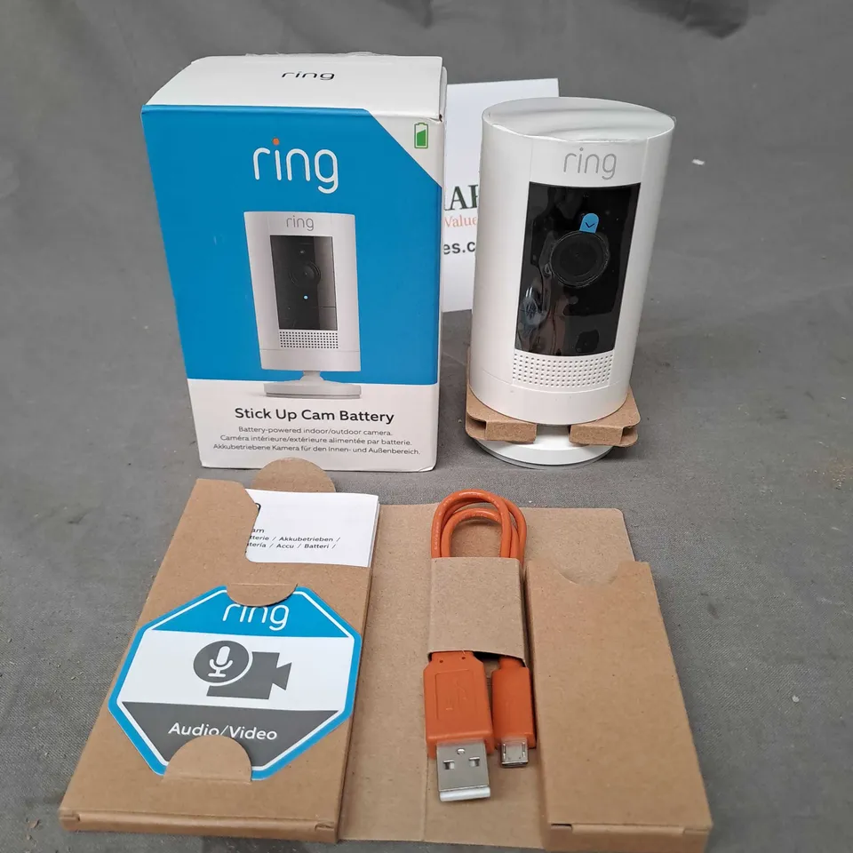 BOXED RING STICK UP CAM BATTERY