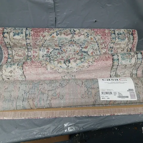 CASA NOVA JOY RUG IN PINK 80 X 150CM - COLLECTION ONLY 