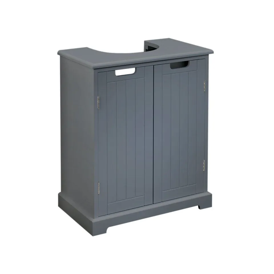 BOXED DOLLY 48CM FREE STANDING SINGLE BATHROOM UNDERBASIN GREY (1 BOX)