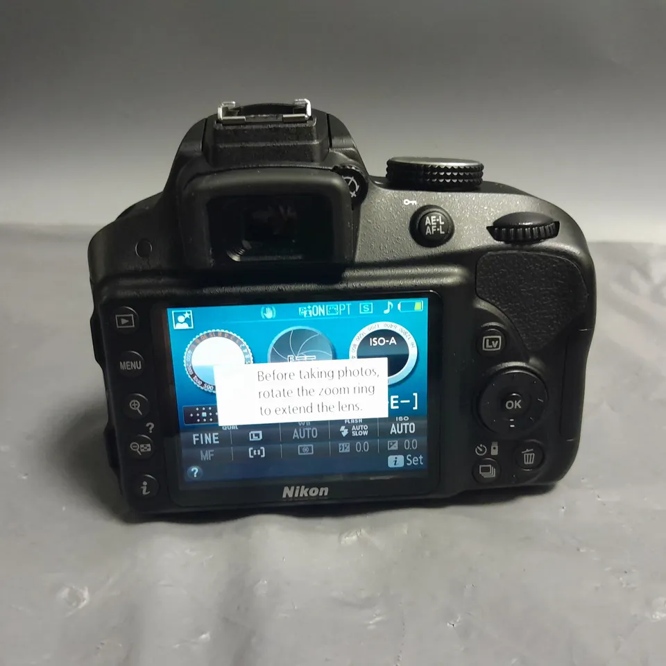 NIKON DIGITAL CAMERA D3300 WITH ACCESSORIES AND CASE