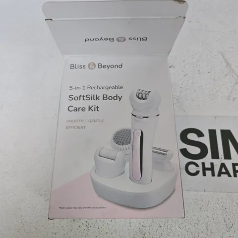 BLISS & BEYOND SOFTSILK BODY CARE KIT – 5-IN-1 RECHARGEABLE