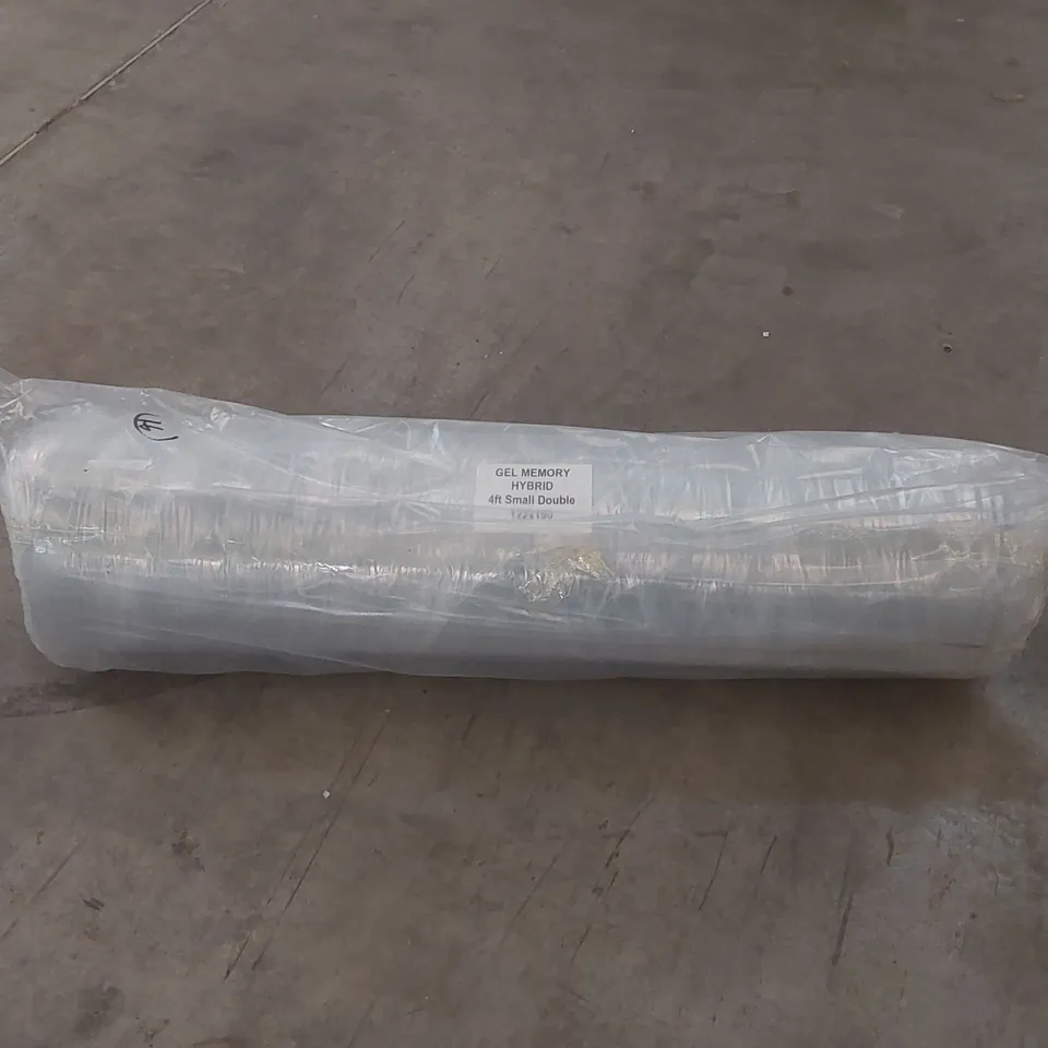 BRAND NEW BAGGED AND ROLLED GEL MEMORY HYBRID MATTRESS - 4FT SMALL DOUBLE