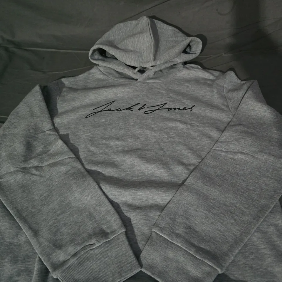 JACK & JONES HOODIE – GREY - SIZE UNSEPECIFIED