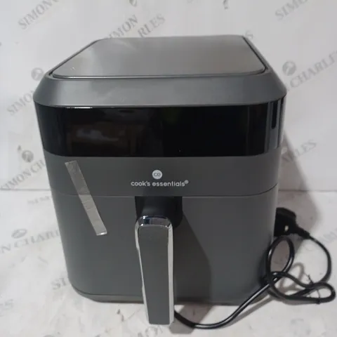 BOXED COOK'S ESSENTIALS 5.8L AIR FRYER IN SLATE GREY