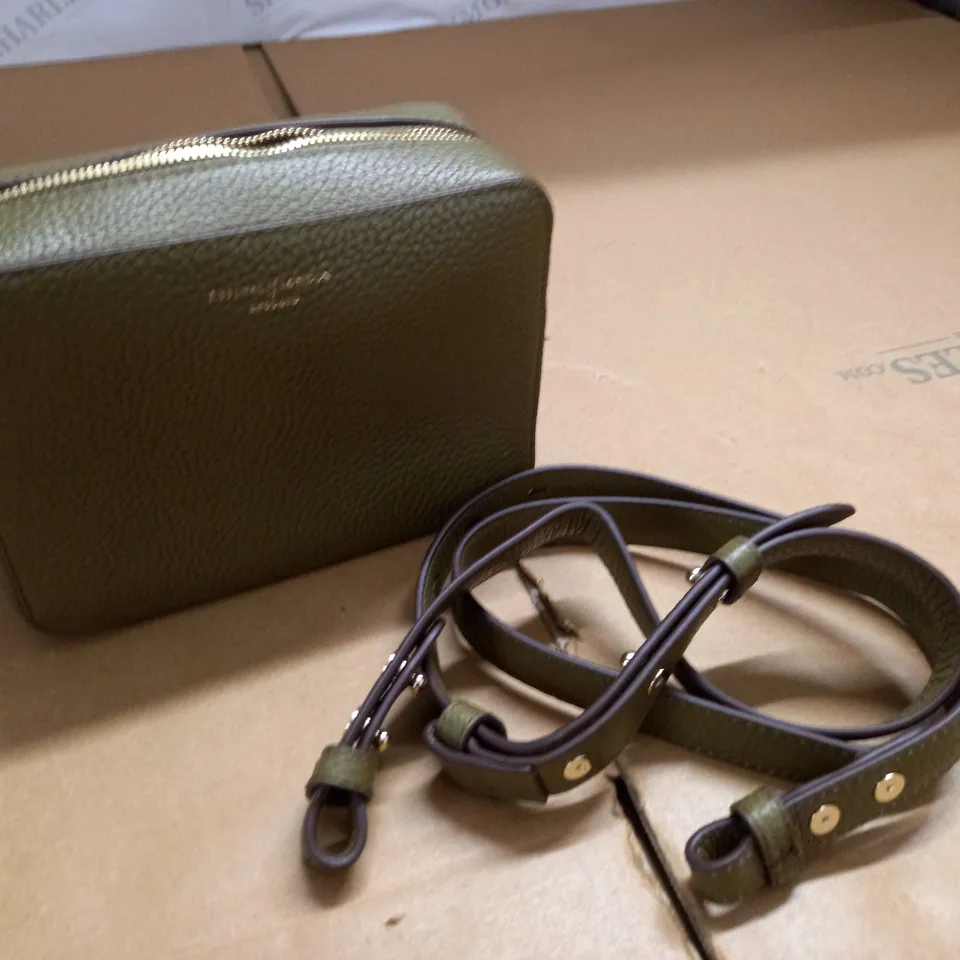 ASPINEL OF LONDON GREEN LEATHER BAG