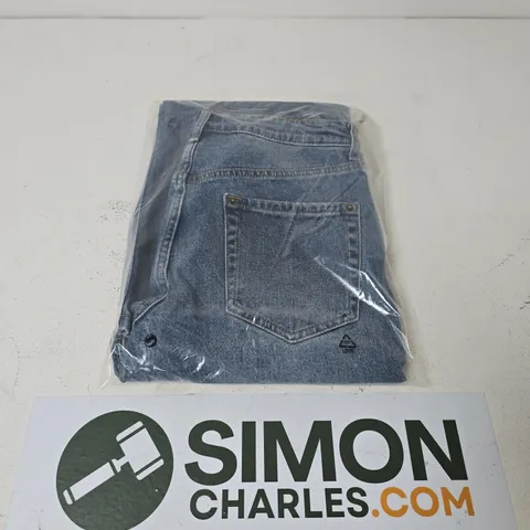 BAGGED FREEMAN'S DENIM JEANS - SIZE 12