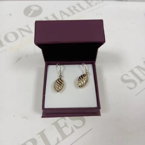 F.HINDS SILVER DROP EARRINGS