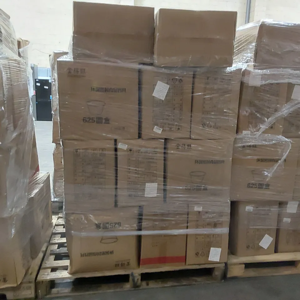 PALLET TO CONTAIN A LARGE ASSORTMENT OF SEALED FOOD CONTAINERS 
