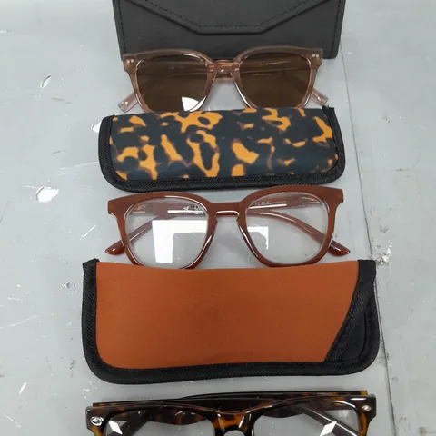 HUMMINGBIRD SUNGLASSES AND READING GLASSES IN TAN