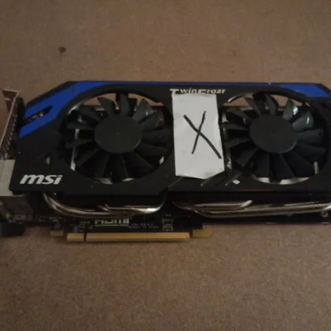 MSI PCIE GRAPHICS CARD WITH DUAL FANS