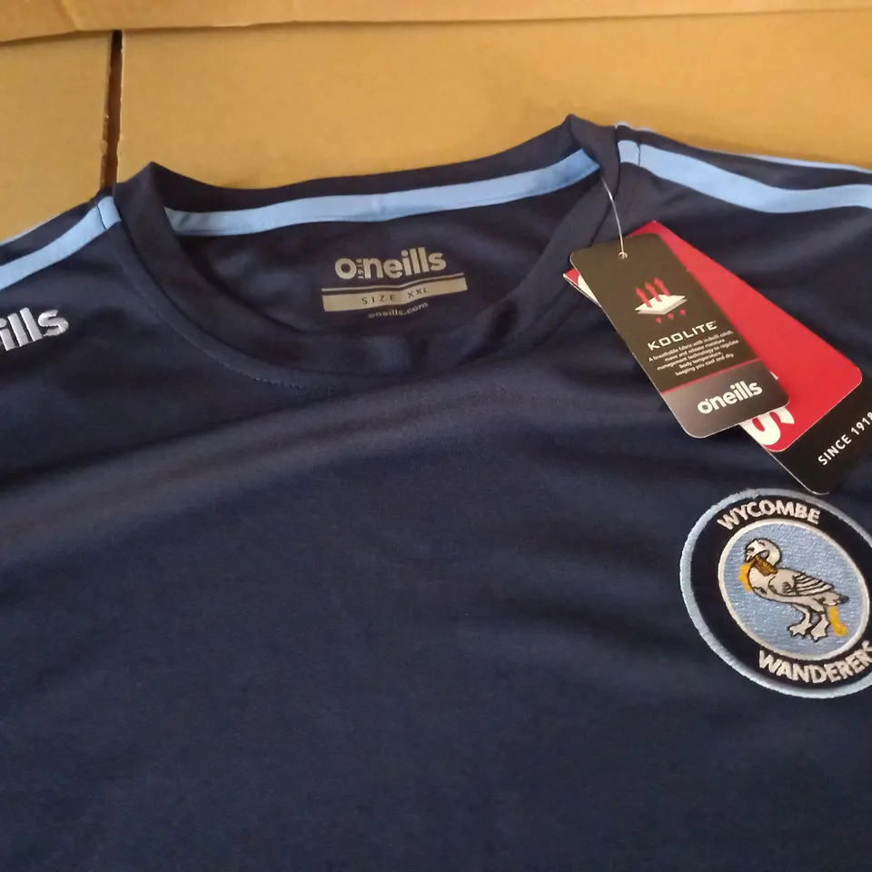 WYCOMBE WANDERERS NAVY T-SHIRT - XXL