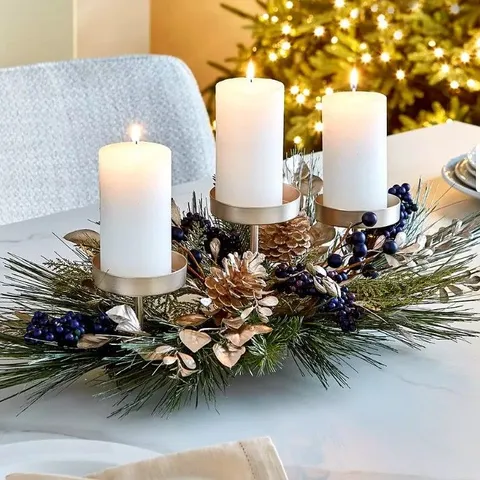 BLUEBERRY DECORATIVE CANDLE HOLDER