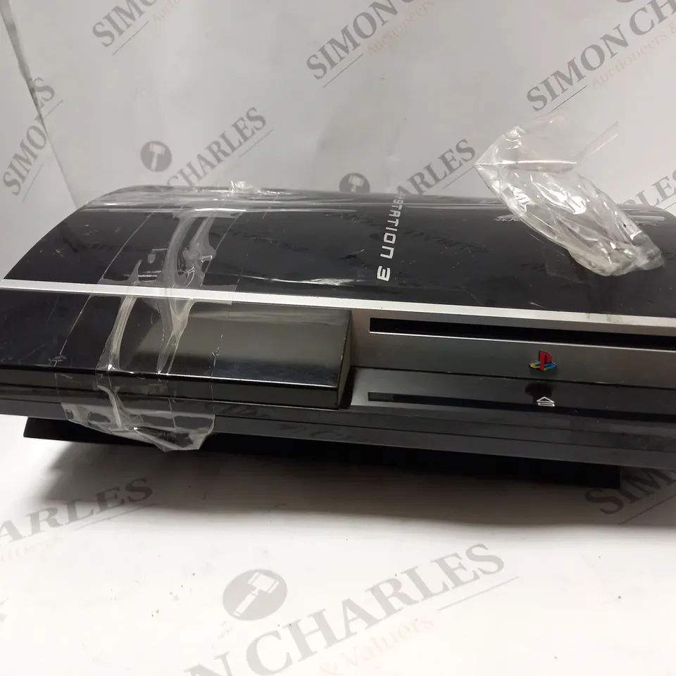 SONY PLAYSTATION 3 GAMES CONSOLE IN BLACK