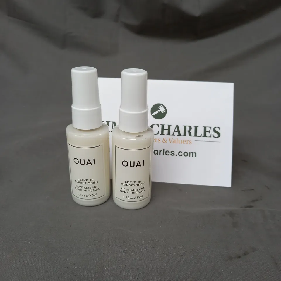 OUAI X2 LEAVE IN CONDITIONER 45ML - COLLECTION ONLY