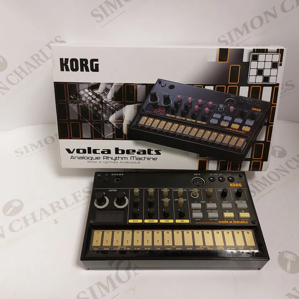 BOXED KORG VOLCA BEATS ANALOGUE RHYTHM MACHINE