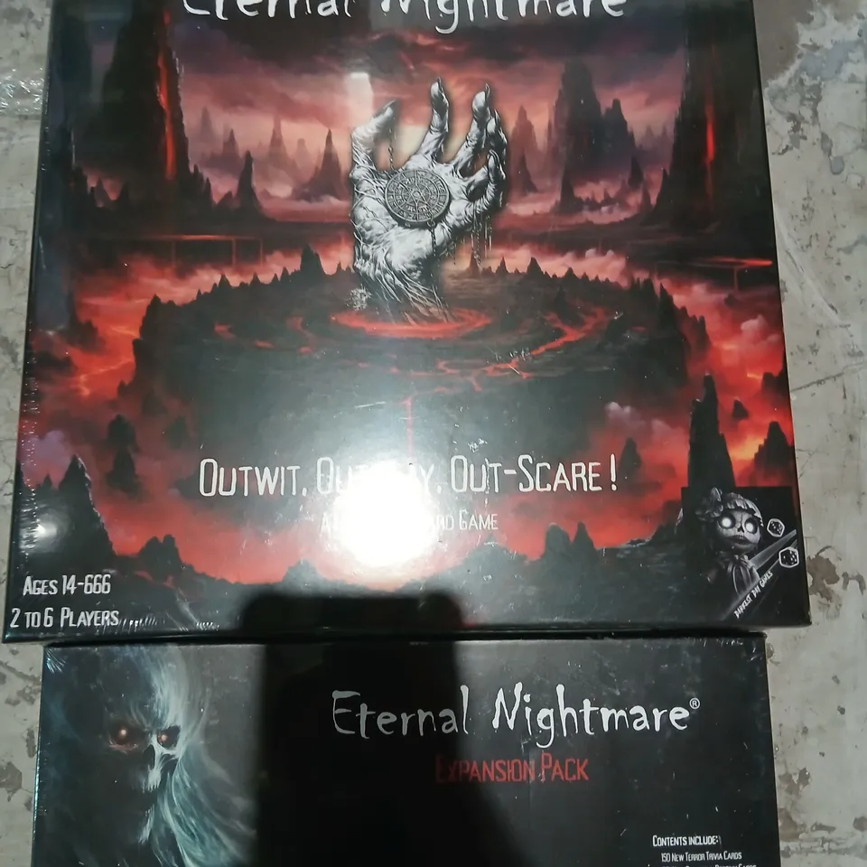 ETERNAL NIGHTMARE BOARD GAME + EXPANSION PACK