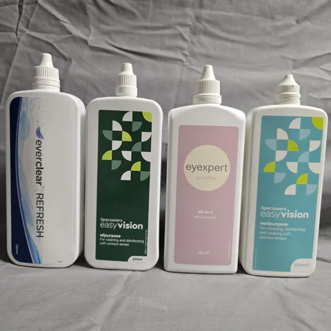 APPROXIMATELY 20 ASSORTED ITEMS TO INCLUDE CONTACT LENS SOLUTION