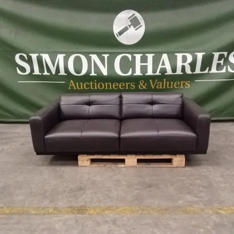 DANETTI COLTON LEATHER 2 SEATER SOFA