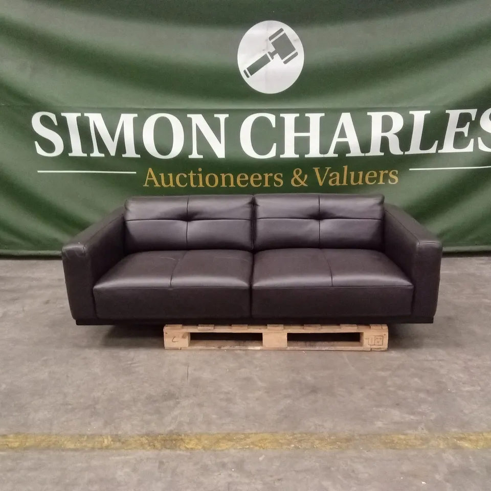 DANETTI COLTON LEATHER 2 SEATER SOFA RRP £1999