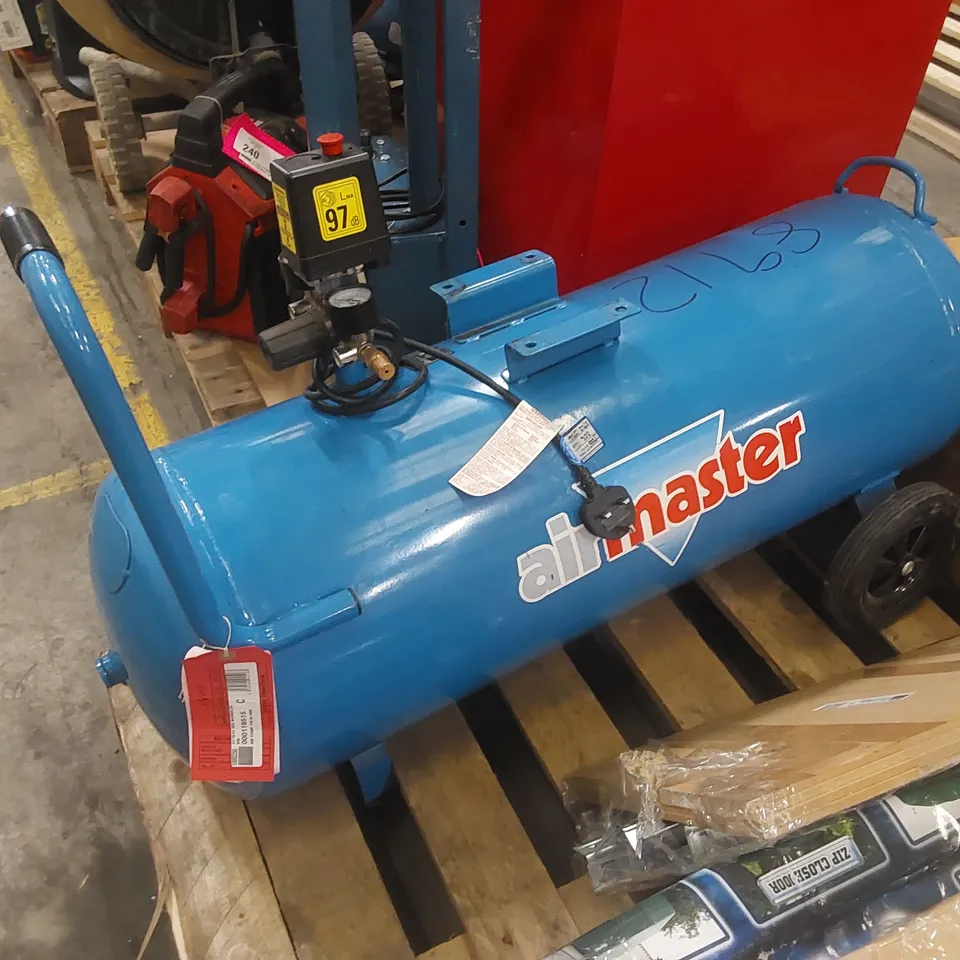 AIRMASTER TIGER 16/1050 14.5CFM 100 LITRE 3HP AIR COMPRESSOR (230V) - MAIN UNIT MISSING