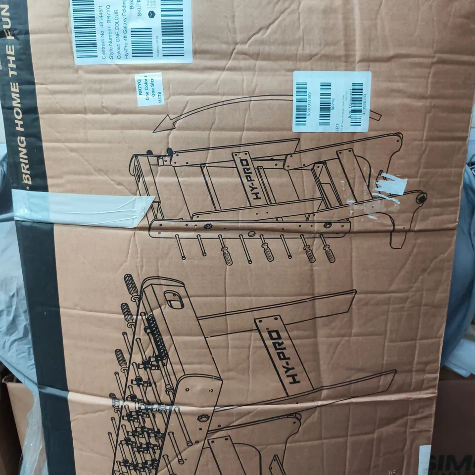 HY-PRO GALAXY 4FT FOOTBALL FOLDING TABLE - COLLECTION ONLY