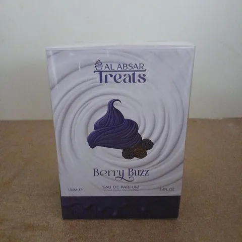 BOXED AND SEALED AL ABSAR TREATS BERRY BUZZ EAU DE PARFUM 100ML
