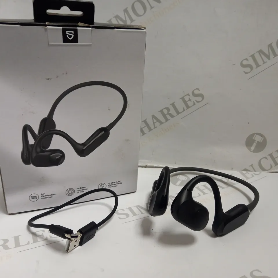 SOUNDPEATS RUNFREE LITE OPENEAR HEADPHONES - BLACK