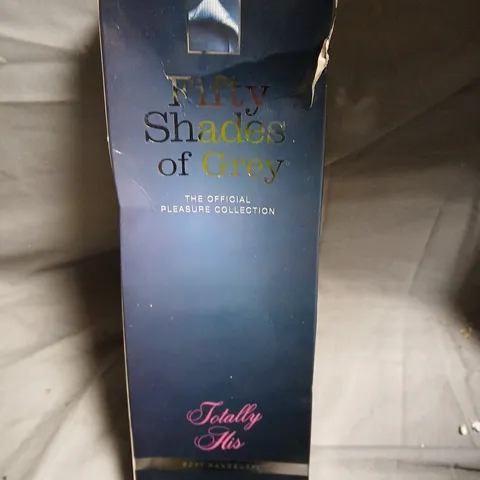 FIFTY SHADES OF GREY TOTALLY HIS OFFICIAL PLEASURE COLLECTION GIFT BOX SOFT HANDCUFFS 