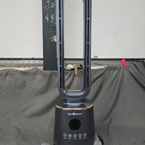 BOXED BLISS & BEYOND HOT & COLD BLADELESS TOWER FAN