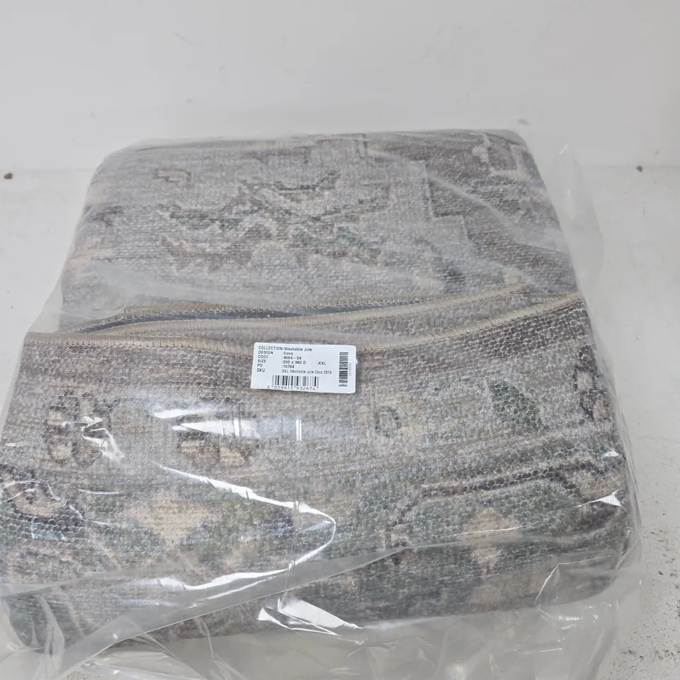 KUKOON COVA WASHABLE JUTE RUG 280CM X 380CM 