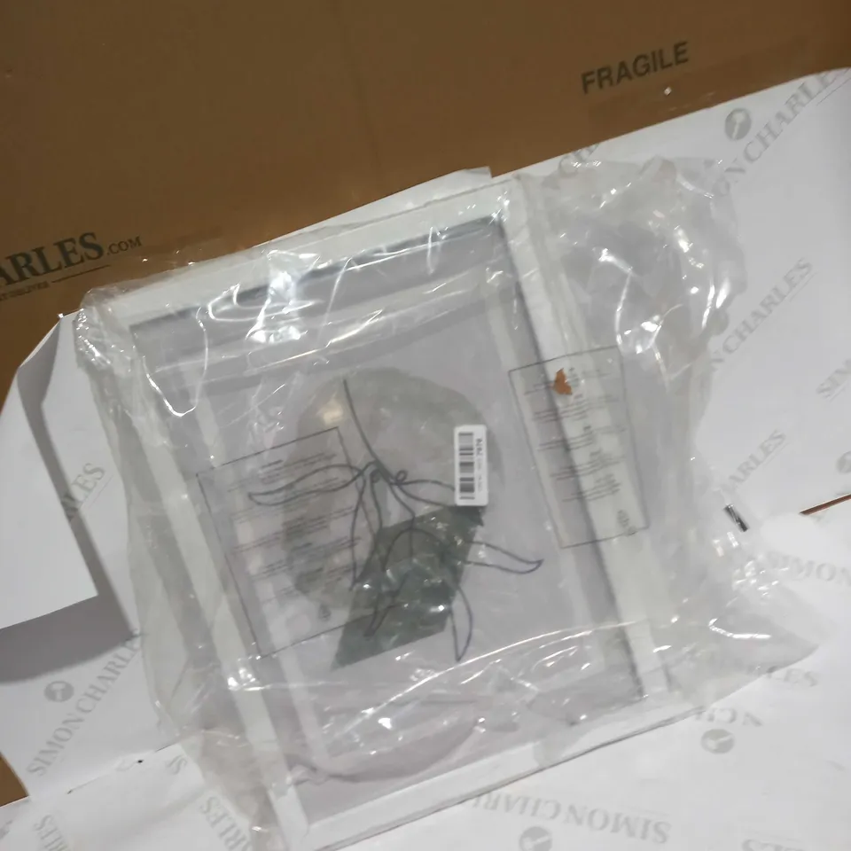 LOT OF 3 WHITE PICTURE FRAMES