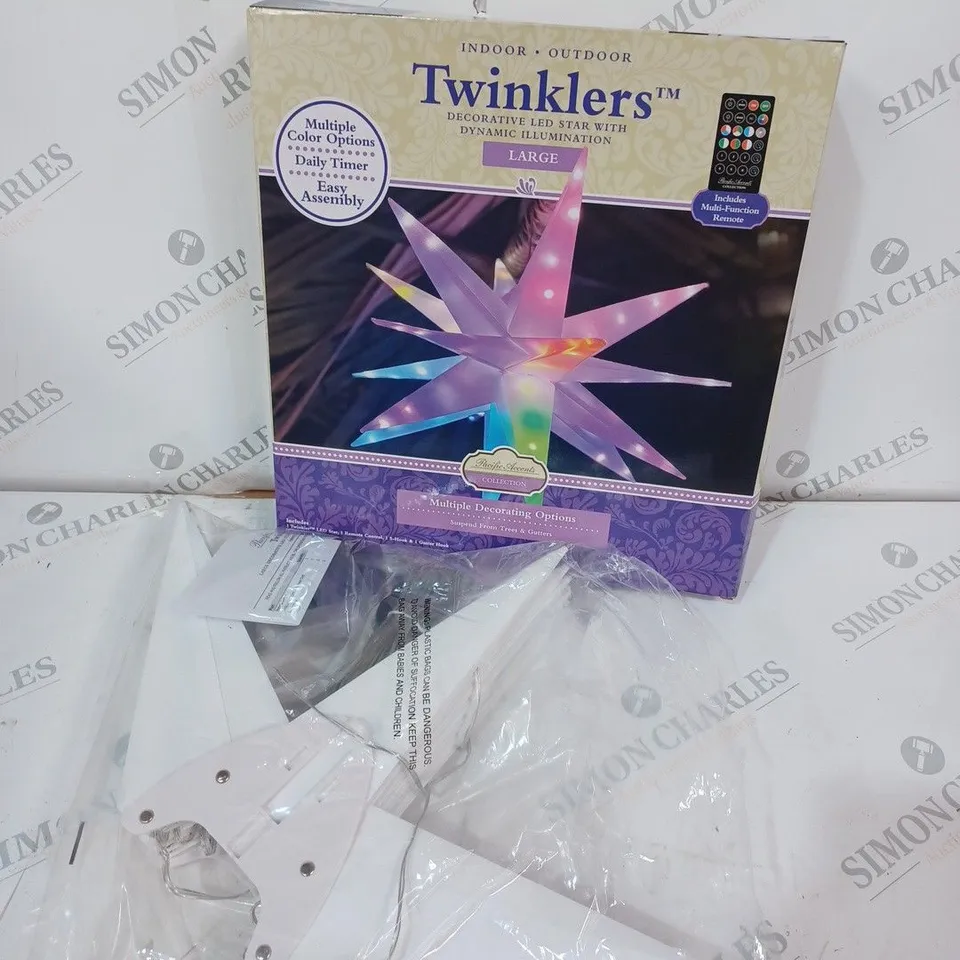 BOXED PACIFIC ACCENTS STAR BURST LIGHT SHOW