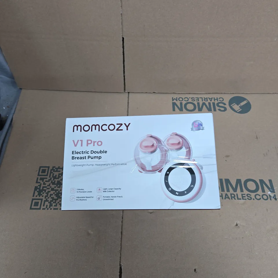 MOMCOZY V1 PRO ELECTRIC DOUBLE BREAST PUMP – BOXED