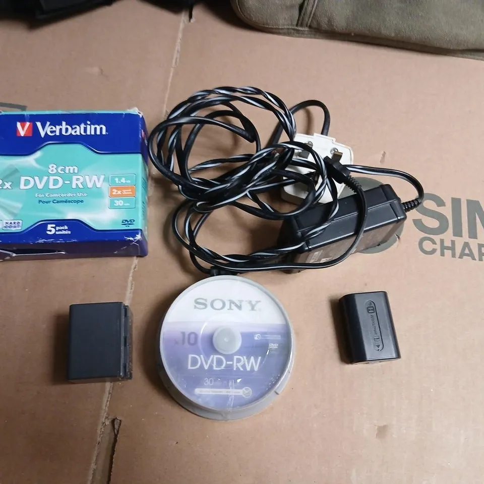 SONY HANDYCAM DCR-DVD106E CAMCORDER WITH 40X OPTICAL ZOOM