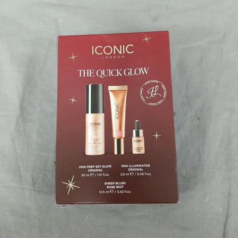 ICONIC LONDON THE QUICK GLOW 3-PIECE MAKE-UP SET