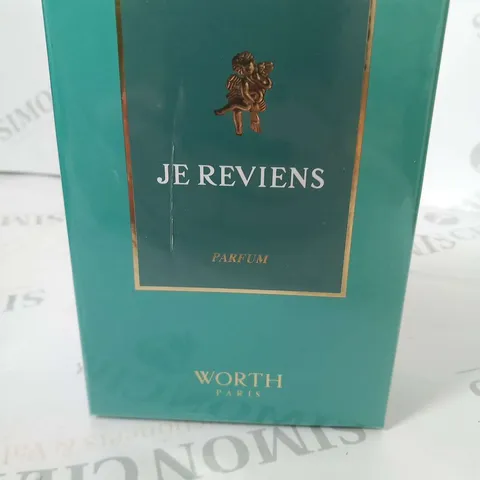 BOXED AND SEALED JE REVIENS PARFUM WORTH PARIS 30ML