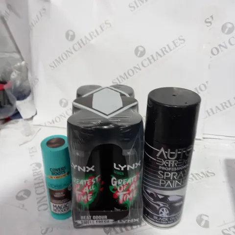 APPROXIMATELY 10 ASSORTED AEROSOL ITEMS TO INCLUDE HAIR SPRAY, DEODORANT, SPRAY PAINT ETC - COLLECTION ONLY