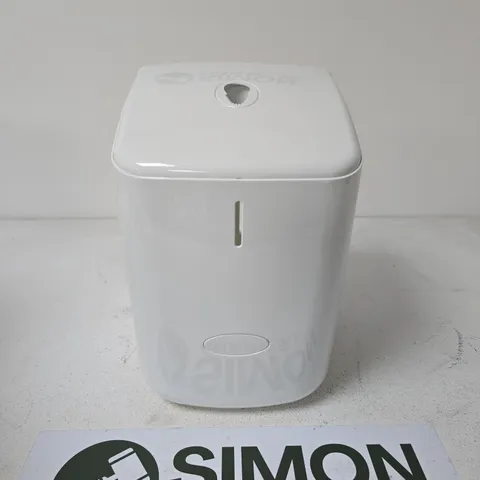WHITE PLASTIC COUNTERTOP TISSUE DISPENSER