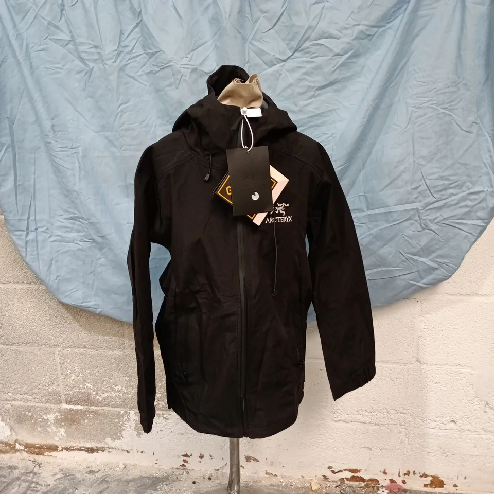 ARC'TERYX BLACK HOODED JACKET (MEN'S)
