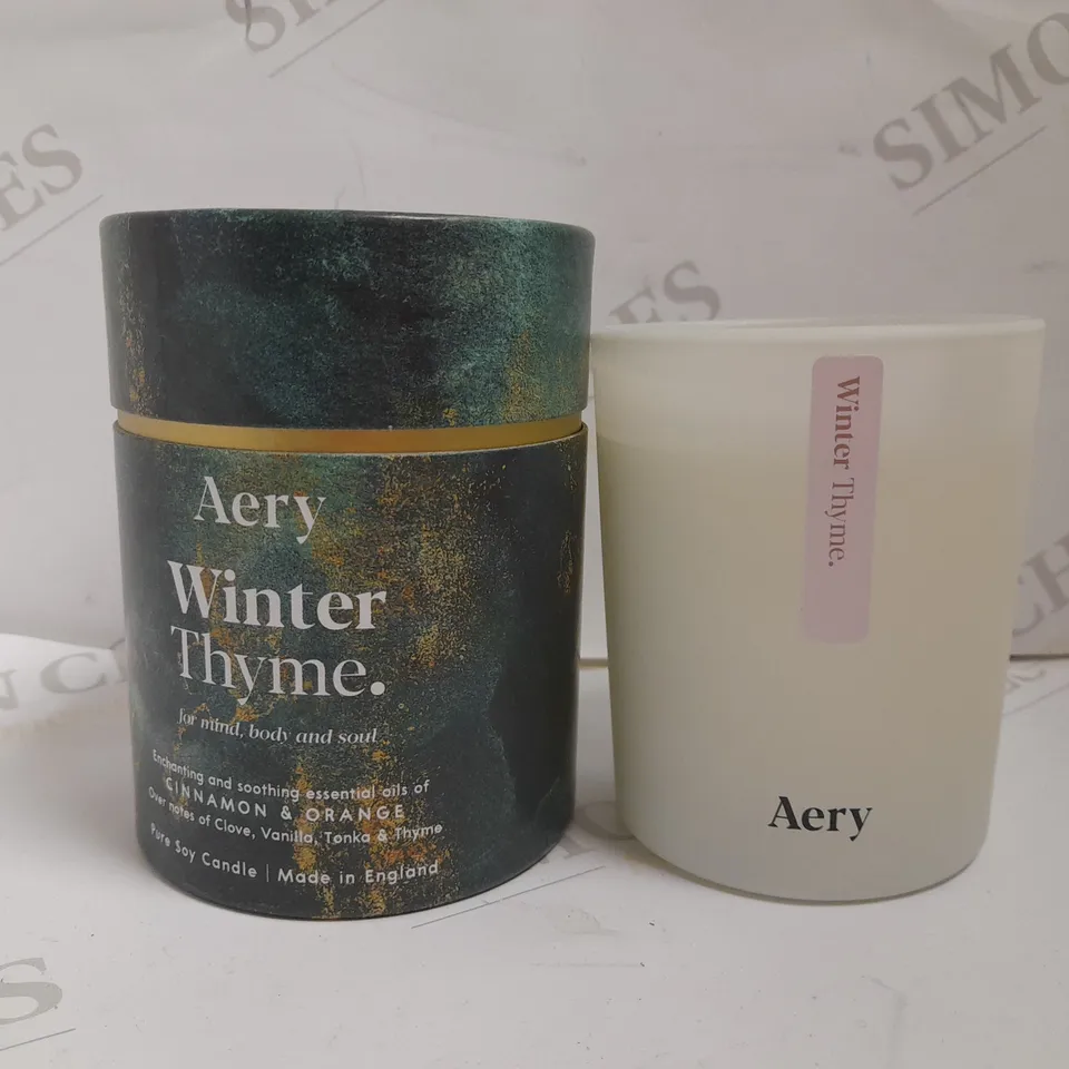 AERY WINTER THYME SCENTED CANDLE