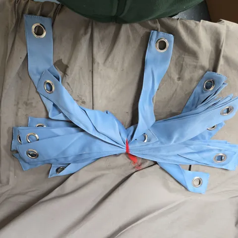 BLUE WEBBING STRAPS WITH METAL EYELETS – BUNDLE OF STRAPS (BULK LOT)