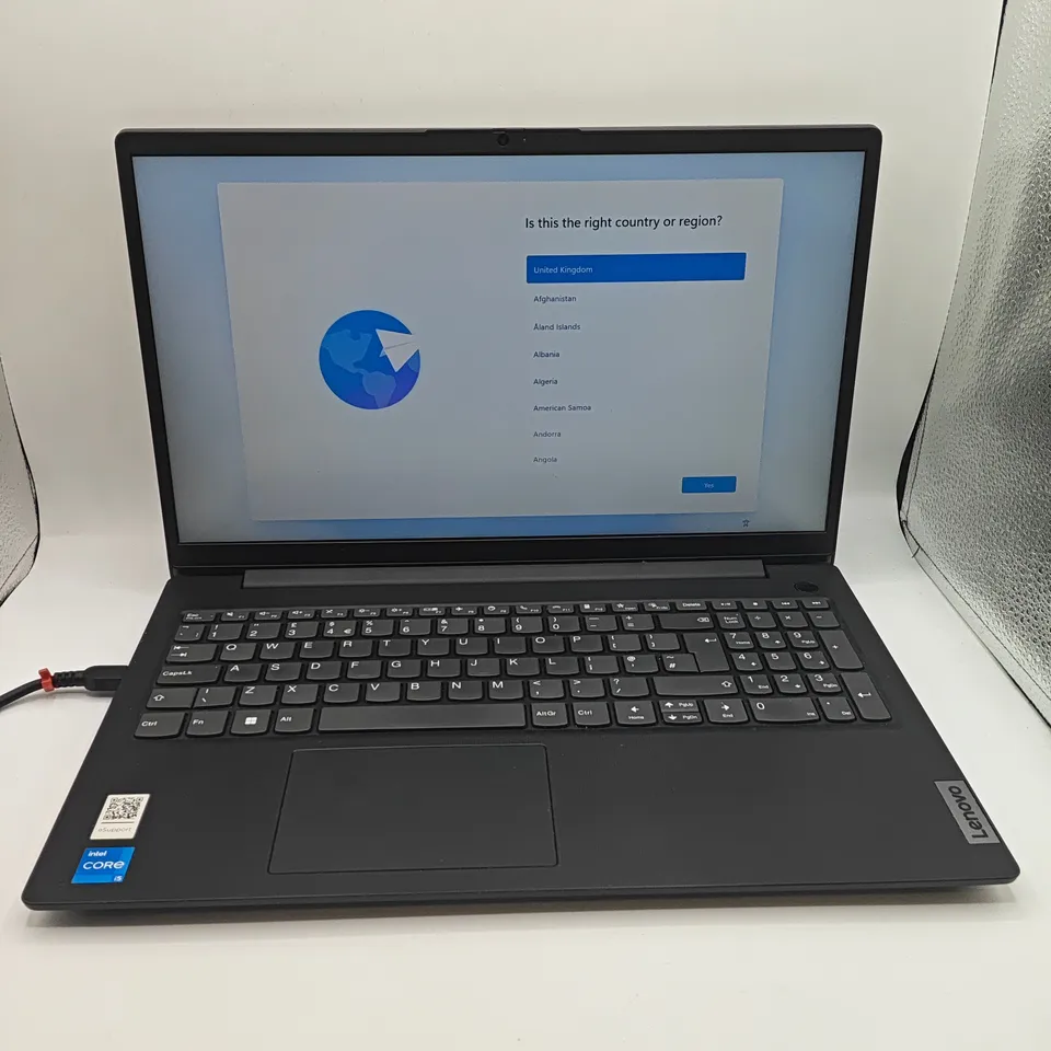 UNBOXED LENOVO V15 G4 INTEL I-5 LAPTOP IN BLACK