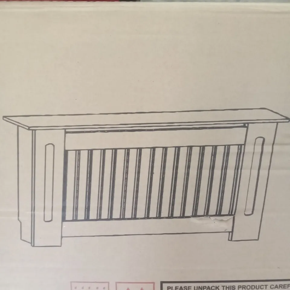 BOXED RADIATOR COVER - GREY 