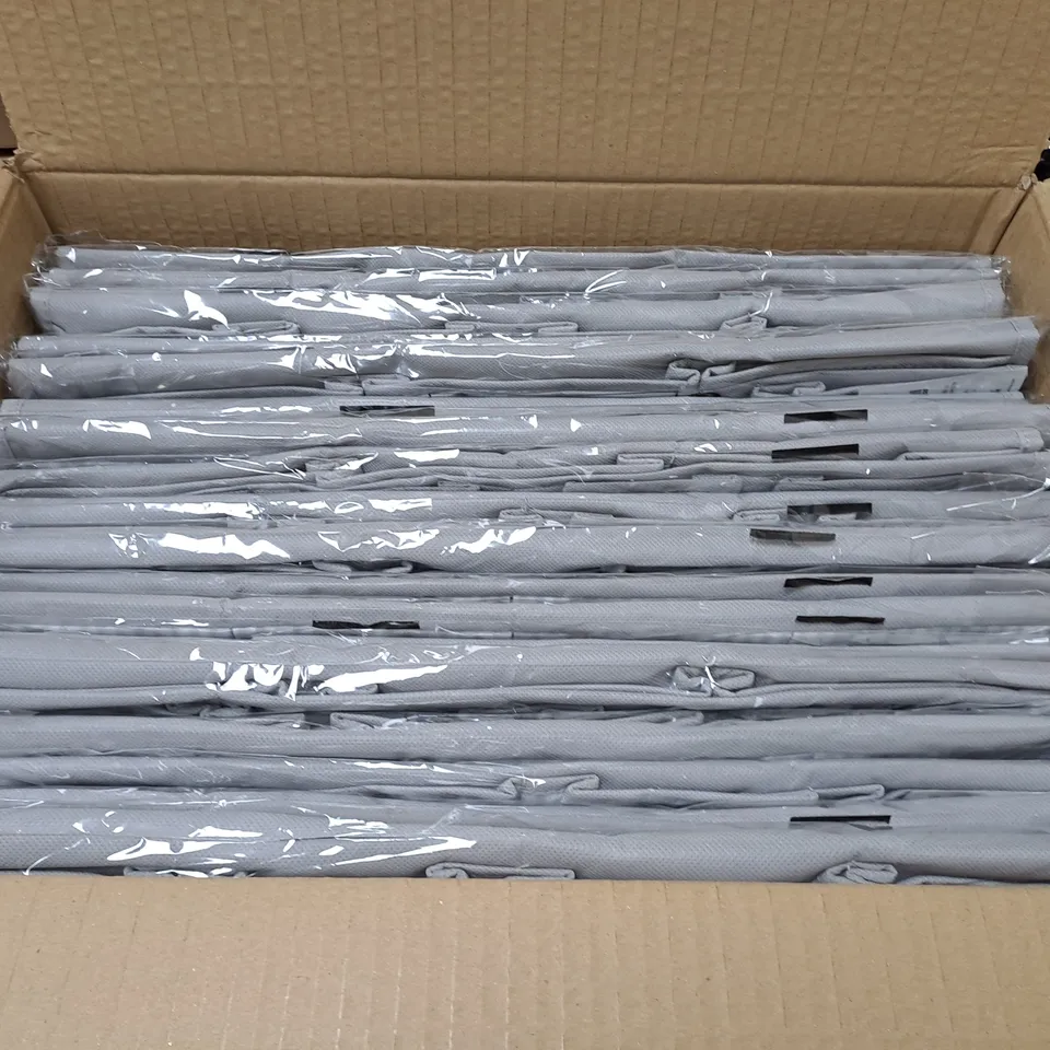 BOX OF APPROXIMATELY 19 OCEANHOME STORAGE BOXES - GREY
