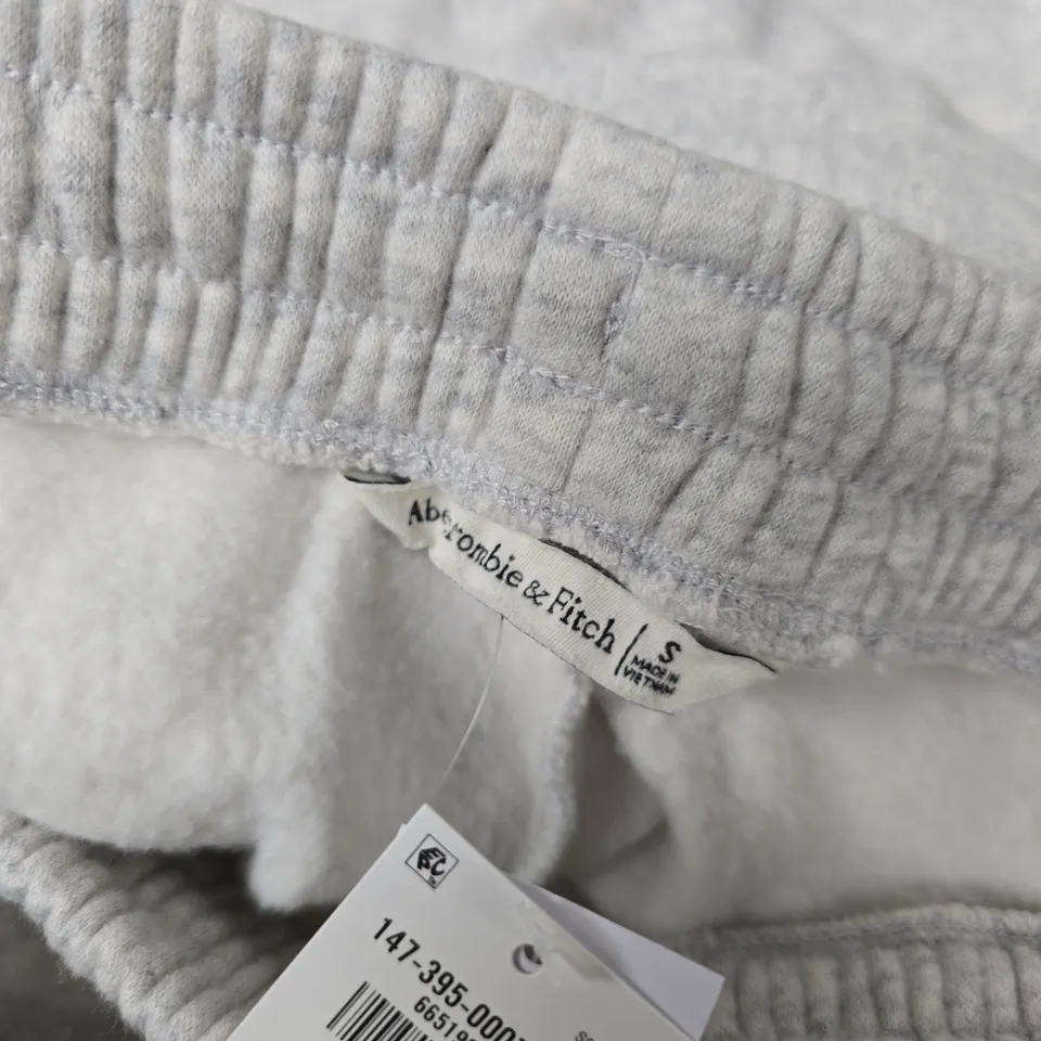 ABERCROMBIE & FITCH WIDE LEG JOGGERS IN GREY - SMALL