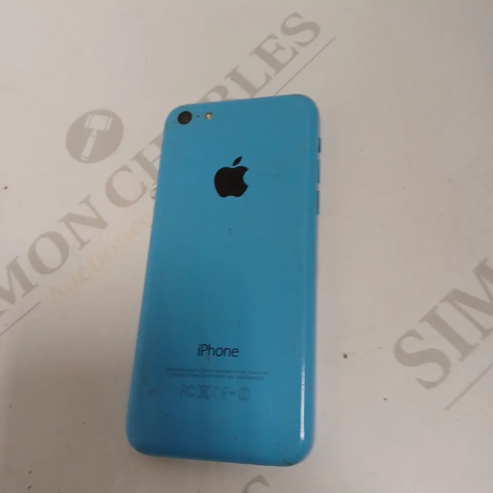IPHONE 5C BLUE BACK - A1507