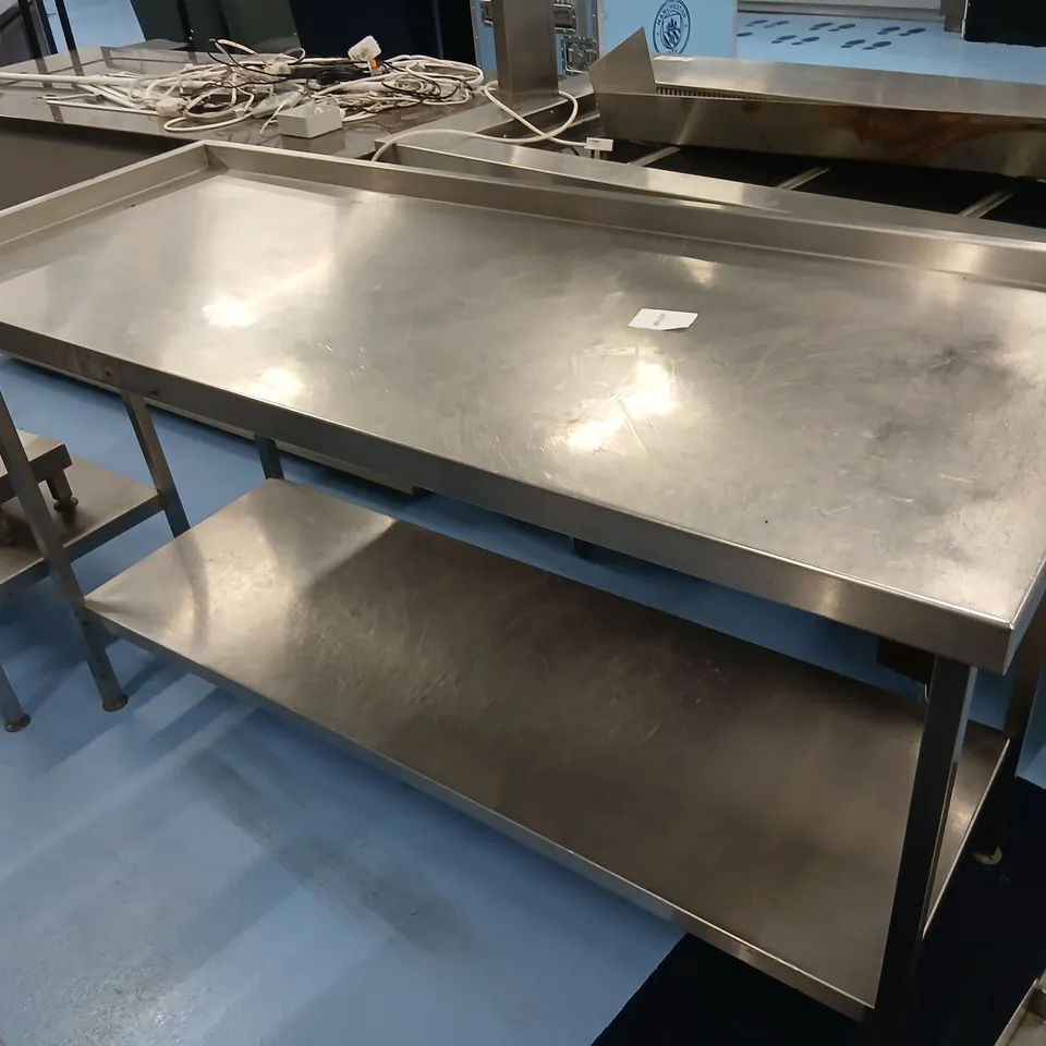 STAINLESS STEEL KITCHEN PREP TABLE / WORKBENCH